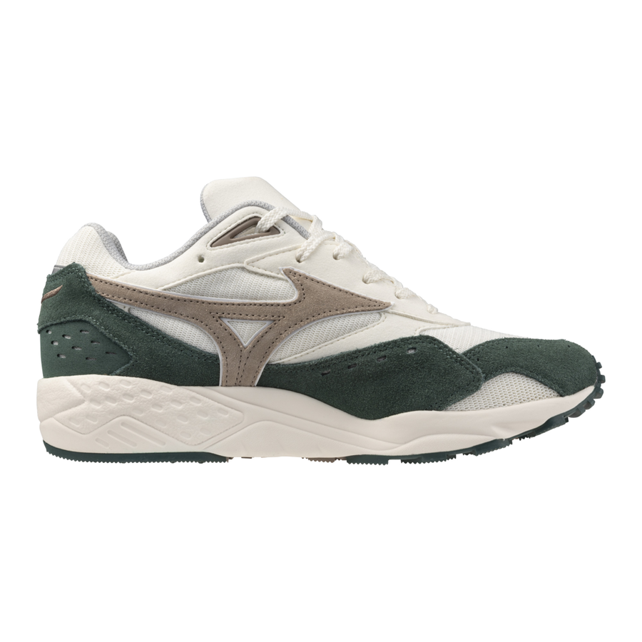 Mizuno CONTENDER S Mizuno snow white/fungi/bistro green